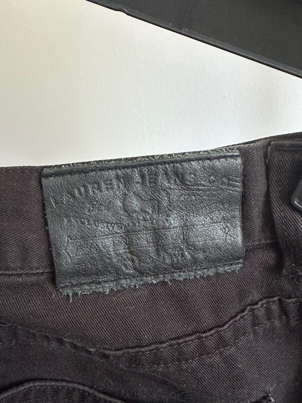 Ralph Lauren Black Straight Leg Jeans Sz 10P Petite 100% Cotton Denim Classic - Picture 5 of 7